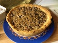 Tart with a mix of nuts and creamy caramel.