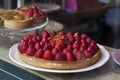 Tart with strawberrie Royalty Free Stock Photo
