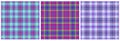 Tartan check plaid texture seamless pattern in pink, blue,green, yellow, white Modern print in barbie ken style for Royalty Free Stock Photo