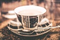 Tartan Coffee Cup Royalty Free Stock Photo
