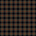 Royal Stewart Black Modern Tartan Seamless Pattern