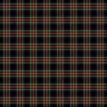 Royal Stewart Black Modern Tartan Seamless Pattern Royalty Free Stock Photo