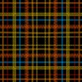 Tartan embroidery colorful vector seamless pattern. Stitching st