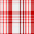 Tartan Pattern in Red and White . Texture for plaid, tablecloths, clothes, shirts, dresses, paper, bedding, blankets, quilts and