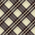 Tartan pattern,Scottish traditional fabric, orange tone background.