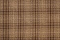 Tartan plaid natural cotton fabric. Seamless tiles texture for the background