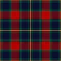 Tartan plaid pattern. Christmas red, green, yellow, blue dark check plaid striped textured graphic for flannel shirt, skirt.