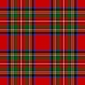 Tartan plaid pattern. Christmas traditional red, green, yellow, blue, black, white Royal Stewart winter fashion bright check. Royalty Free Stock Photo