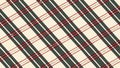 Tartan plaid pattern with red accents, classic and versatile, vector design Generative AI Royalty Free Stock Photo