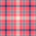 Tartan, plaid pattern seamless vector illustration. Checkered texture for clothing fabric prints, web design, home textile