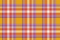 Tartan scotland seamless plaid pattern vector. Retro background fabric. Vintage check color square geometric texture Royalty Free Stock Photo