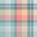 Tartan scotland seamless plaid pattern vector. Retro background fabric. Vintage check color square geometric texture