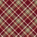 Tartan scotland seamless plaid pattern vector. Retro background fabric. Vintage check color square geometric texture Royalty Free Stock Photo