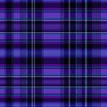 Tartan seamless pattern background in purple. Check plaid textured graphic design. Checkered fabric modern fashion print Royalty Free Stock Photo