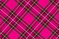 Tartan seamless pattern on the pink background . Illustration design