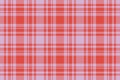 Tartan seamless pattern. Plaid fabric check. Textile vector texture background Royalty Free Stock Photo