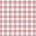 Tartan seamless red and white pattern.Texture for plaid, tablecloths, clothes, shirts, dresses, paper, bedding, blankets, quilts