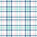 Tartan seamless vector plaid pattern. Checkered plaid texture. Geometrical simple square background for girl female