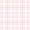 Tartan seamless vector plaid pattern. Checkered plaid texture. Geometrical simple square background for girl female