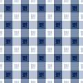 Tartan Vector Patterns, Chinese Blue And White Porcelain`s Color Royalty Free Stock Photo