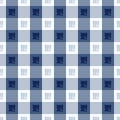 Tartan Vector Patterns, Chinese Blue And White Porcelain`s Color Royalty Free Stock Photo