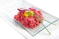 Tartare on dish