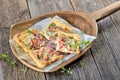 Tarte flambee Royalty Free Stock Photo