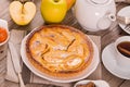 Tarte normande. Royalty Free Stock Photo