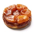 Tarte Tatin on white background, Generative AI