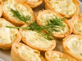 Tartelettes with cheese