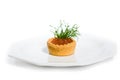 Tartlet with red Caviar
