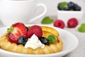 Tarts with berries