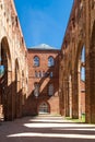 Tartu Cathedral ruin, completed in 16th century, in Tartu Estonia. Royalty Free Stock Photo