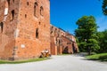 Tartu Cathedral ruin, completed in 16th century, in Tartu Estonia. Royalty Free Stock Photo