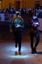 Tartu/Estonia - 21 April 2018: The night orienteering competition