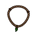 Tasbih for Dhikr to God. Eid Mubarak Icon Illustration