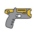 Taser color icon Royalty Free Stock Photo