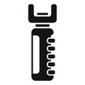 Taser security icon simple vector. Stun police