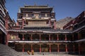 Tashi Lhunpo monastery courtyard