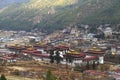 Tashichho Dzong in Thimphu Royalty Free Stock Photo