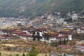 Tashichho Dzong in Thimphu Royalty Free Stock Photo