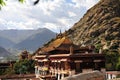 Tashilhunpo temple, Tibet buddhism temple Royalty Free Stock Photo