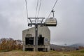 Tashiro Rapid Lift, Tashiro Ski Resort in autumn foliage season.