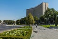 TASHKENT, UZBEKISTAN - AUGUST 22, 2018: Building of Uzbekistan H Royalty Free Stock Photo