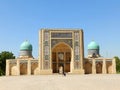 Tashkent, UZBEKISTAN - AUGUST 15, 2018: Hast Imam complex. Madrasa Barak Khan