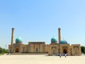 Tashkent, Uzbekistan AUGUST 14, 2018: Mosque Khast-Imam in complex Hazrati Imam