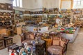 TASHKENT, UZBEKISTAN - MAY 4, 2018: Souvenir shop at Barak Khan Madrasa, part of Hazrati Imom Ensemble in Tashkent