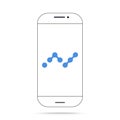 NANO crypto icon vector iphone Royalty Free Stock Photo