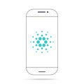 Cardano ADA cryptocurrency icon vector iphone