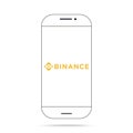 Binance BNB cryptocurrency icon vector iphone